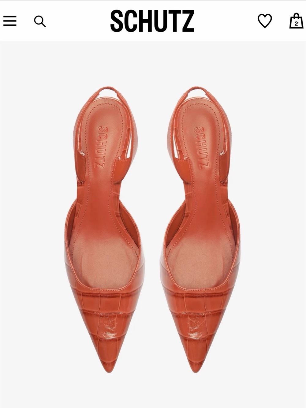 SCHUTZ PAOLA MID SLING PUMP - Picture 2 of 2